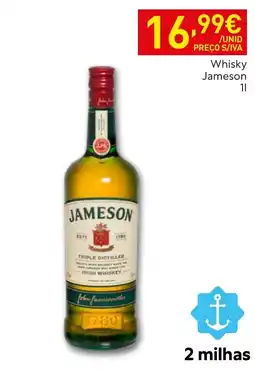 Recheio Whisky Jameson promoção