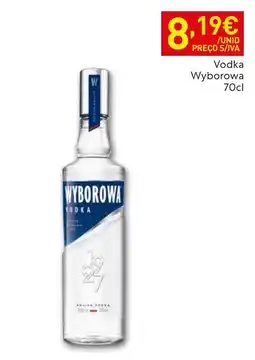 Recheio Vodka Wyborowa promoção