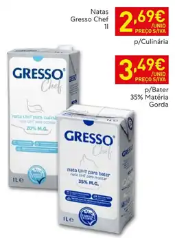 Recheio Natas Gresso Chef promoção