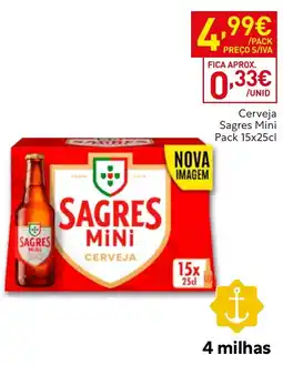 Recheio Sagres mini promoção