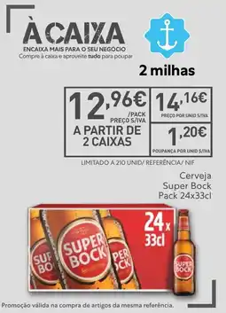Recheio Cerveja Super Bock promoção