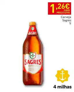 Recheio Cerveja Sagres promoção