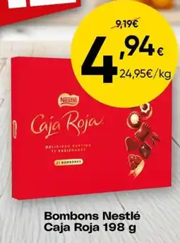 Froiz Bombons Nestlé Caja Roja promoção