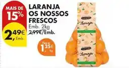 Pingo Doce A+ - laranja os nossos frescos promoção