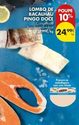 Pingo Doce As - lombo de bacalhau pingo doce promoção