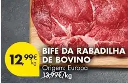 Pingo Doce Europa - bife da rabadilha de bovino promoção