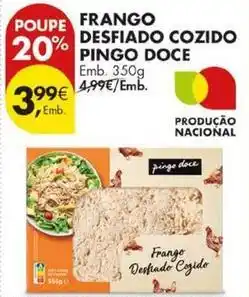 Pingo Doce Pingo doce - frango desfiado cozido promoção