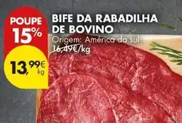 Pingo Doce Bife da rabadilha de bovino promoção