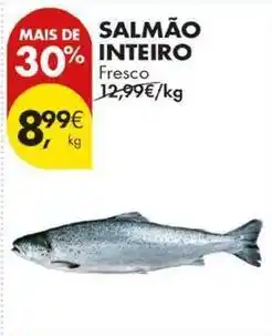 Pingo Doce Salmão inteiro promoção