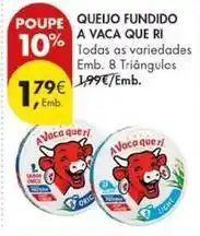 Pingo Doce A vaca que ri - queijo fundido a vaca que ri promoção