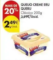 Pingo Doce Eru - queijo creme cru promoção