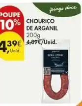 Pingo Doce Pingo doce - chouriço de arganil promoção