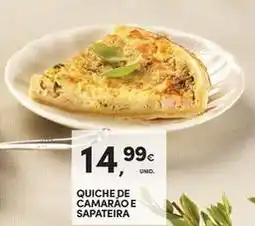 Continente Bom dia Quiche de camarao e sapateira promoção