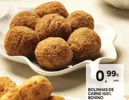Continente Bom dia Bolinhas de carne 100% bovino promoção