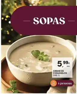 Continente Bom dia Creme de cogumelos promoção