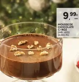 Continente Bom dia Mousse de chocolate c/noz promoção