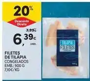 Continente Bom dia Filetes de tilapia promoção