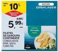 Continente Bom dia Continente - filetes de garoupa promoção