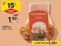 Continente Bom dia A+ - cebola promoção