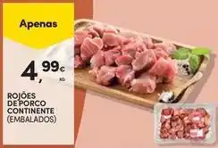 Continente Bom dia Continente - rojoes de porco promoção