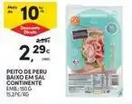Continente Bom dia Continente - peito de peru promoção