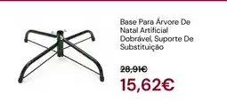 Worten base para árvore de natal artificial dobrável, suporte de substituição promoção