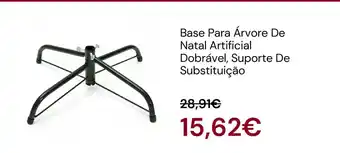 Base para árvore de natal artificial dobrável, suporte de substituição