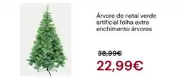 Worten Árvore de natal verde artificial folha extra enchimento árvores promoção
