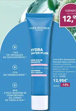 Yves Rocher Yves rocher hydra water-plump promoção