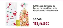 Worten Sacos de doces de natal sacos de biscoito em celofane com promoção