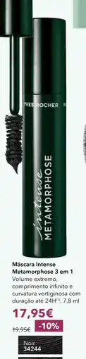 Yves Rocher Máscara intense metamorphose 3 em 1 promoção