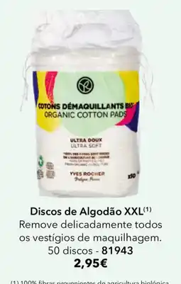 Yves Rocher Discos de Algodão XXL Yves Rocher promoção