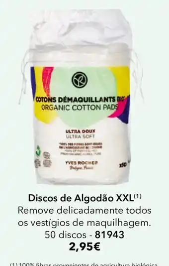 Discos de Algodão XXL Yves Rocher