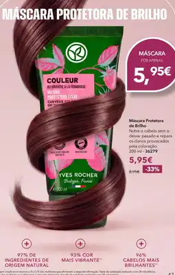 Yves Rocher Máscara protetora de brilho yves rocher promoção