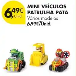 Pingo Doce Mini veículos patrulha pata promoção