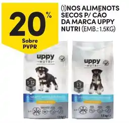 Continente Nos alimenots secos p/ cão da marca uppy nutri promoção