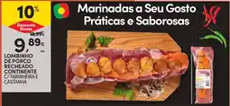 Continente Lombinho de porco recheado continente c/farinheira e castanha promoção