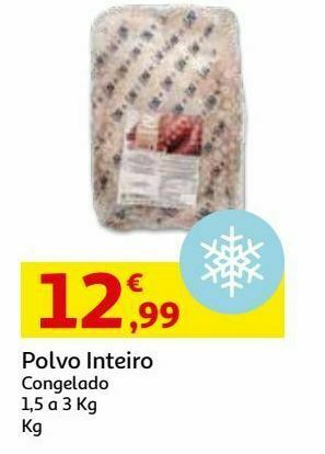 Auchan Polvo 1.5-3.0kg:congelado kg promoção