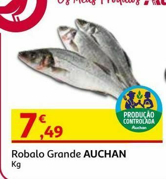 Robalo grande auchan:produção controlada kg