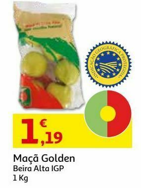Auchan Maçã golden:beira alta igp 1 kg promoção