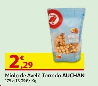 Auchan Miolo de avelã torrada auchan:175 g promoção