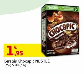 Auchan Cereais nestlé:chocapic 375 g promoção