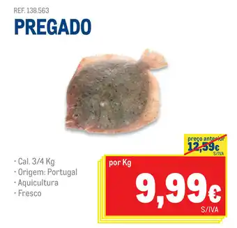 Makro Pregado ¾kg promoção