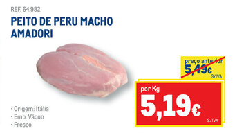 Peito de Peru Macho Amadori
