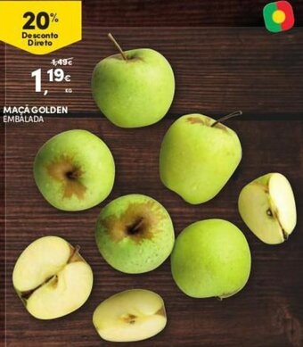 Continente Maçã Golden promoção