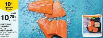 Continente Filetes de Salmoão Royal Greenland 600g promoção