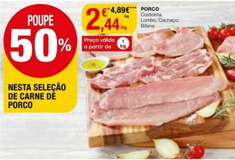 Intermarché Carne suína promoção