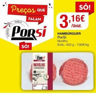 Intermarché Hambúrguer porsi promoção