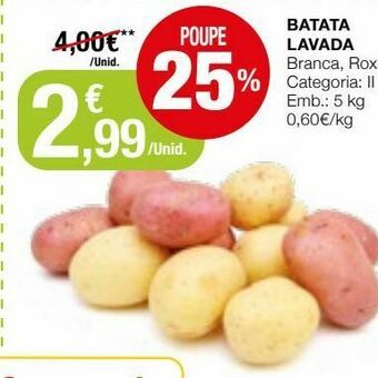 Intermarché Batatas promoção