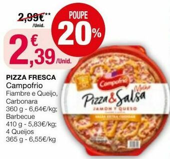 Intermarché Pizza campofrio promoção